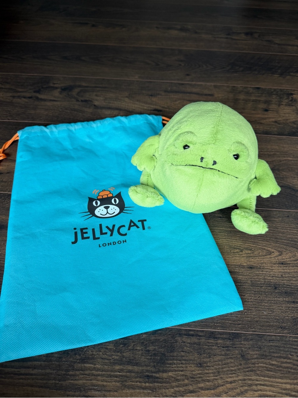 Jellycat Ricky Rain Frog Medium Plush Stuffed Animal Brand New
